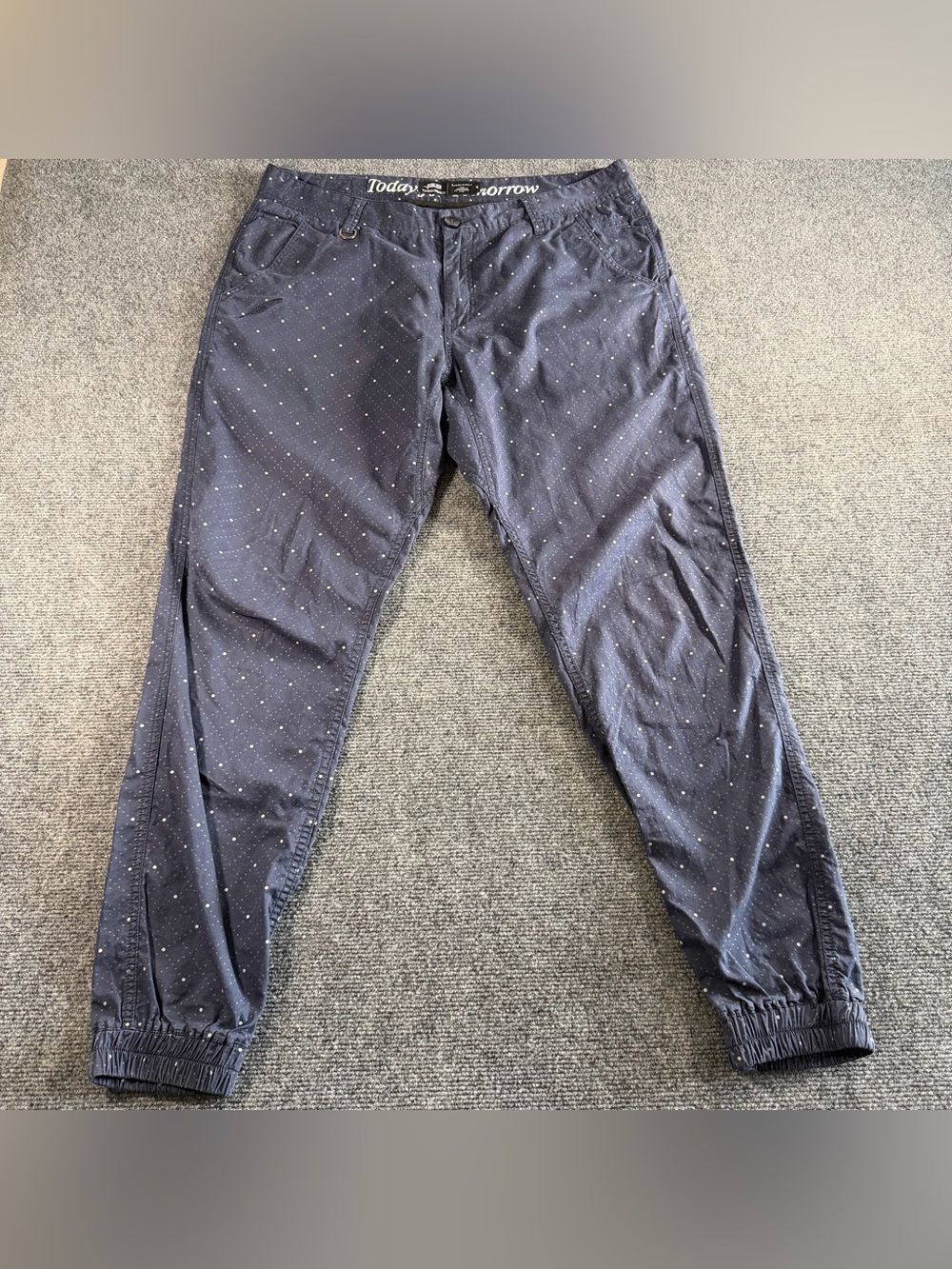Publish Floyd 3M Jogger Pants Navy Blue Polkadot Golf Athleisure Casual Men’s 36